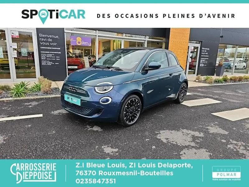 Vert Occasion 2020 Fiat 500C La Prima Cabriolet | 14 990 € (Prix juste) - Image 1/4