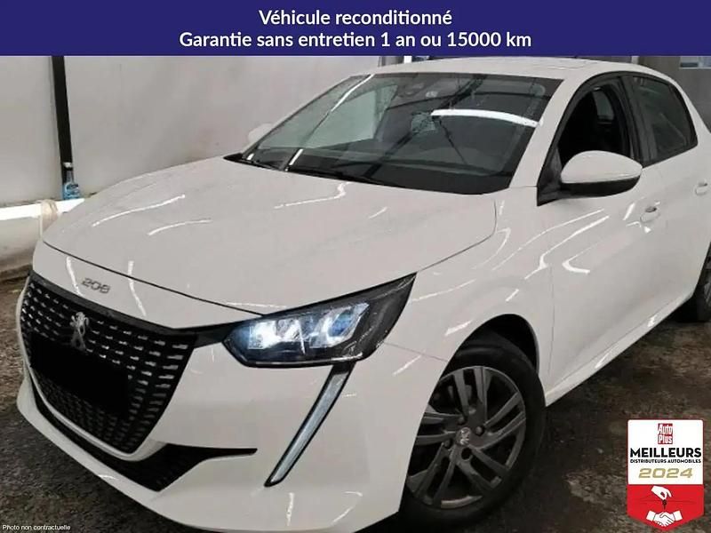 Blanc Utilisé 2021 Peugeot 208 Active Citadine | 12 900 € (Prix assez cher) - Image 1/4