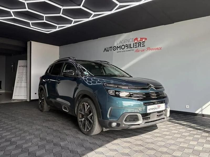 Bleu Utilisé 2021 Citroën C5 Aircross Shine SUV | 15 490 € (Prix juste) - Image 1/4