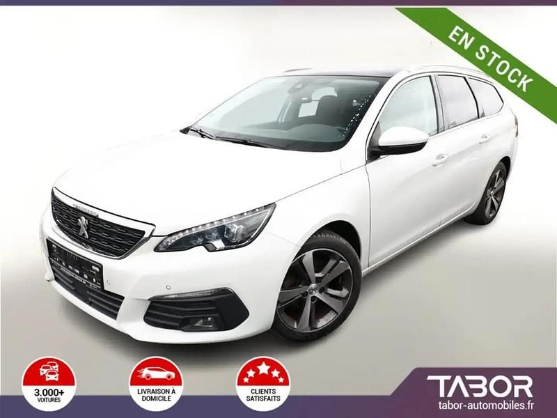 Blanc Utilisé 2019 Peugeot 308 Allure Break | 13 088 € (Bon prix) - Image 1/4