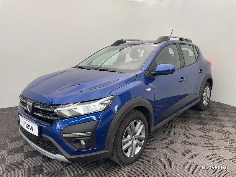 Bleu Utilisé 2022 Dacia Sandero Comfort Citadine | 13 990 € (Prix juste) - Image 1/4