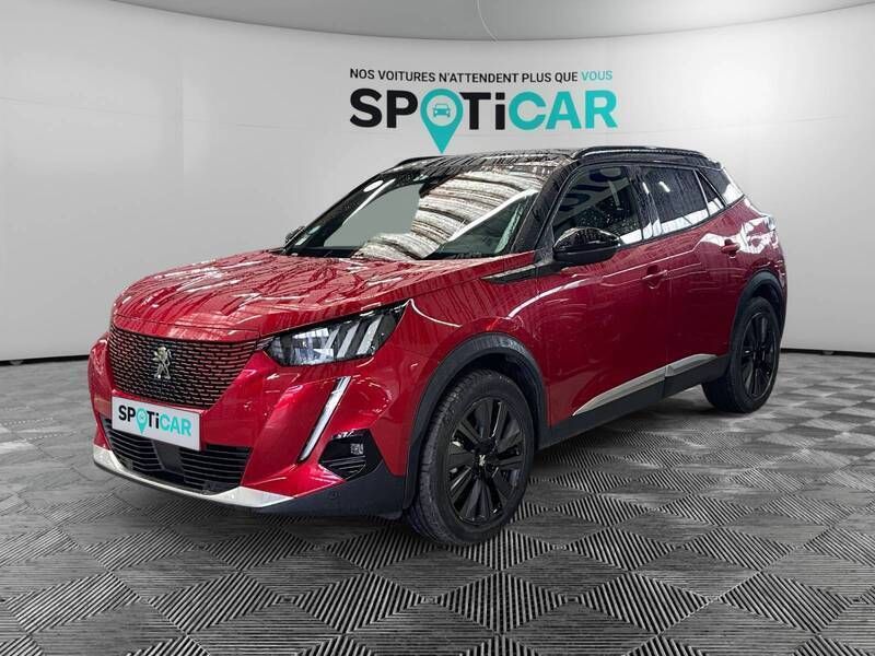 Rouge Utilisé 2021 Peugeot e-2008 SUV | 20 990 € (Prix assez cher) - Image 1/3