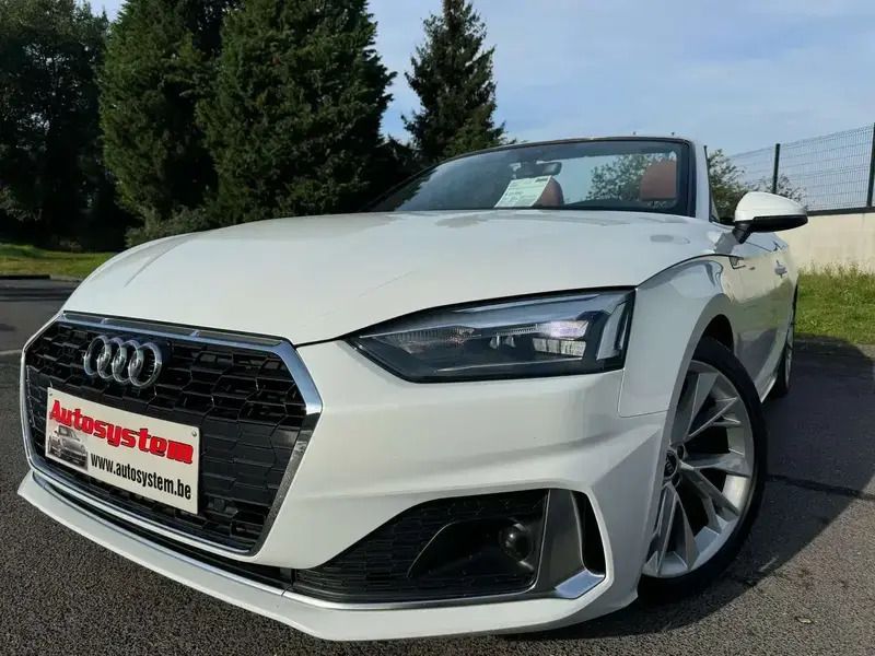 Blanc Utilisé 2021 Audi A5 Cabriolet Advanced Cabriolet | 31 950 € - Image 1/4