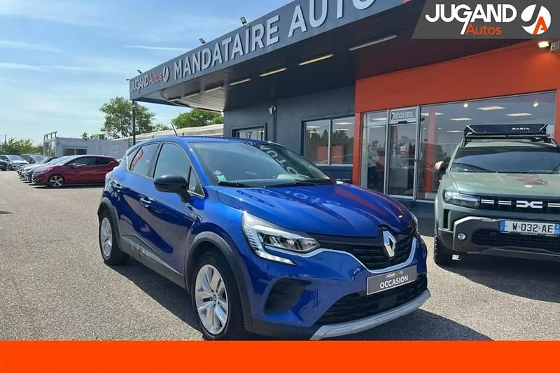 Bleu Utilisé 2022 Renault Captur SUV | 16 980 € (Super prix) - Image 1/4