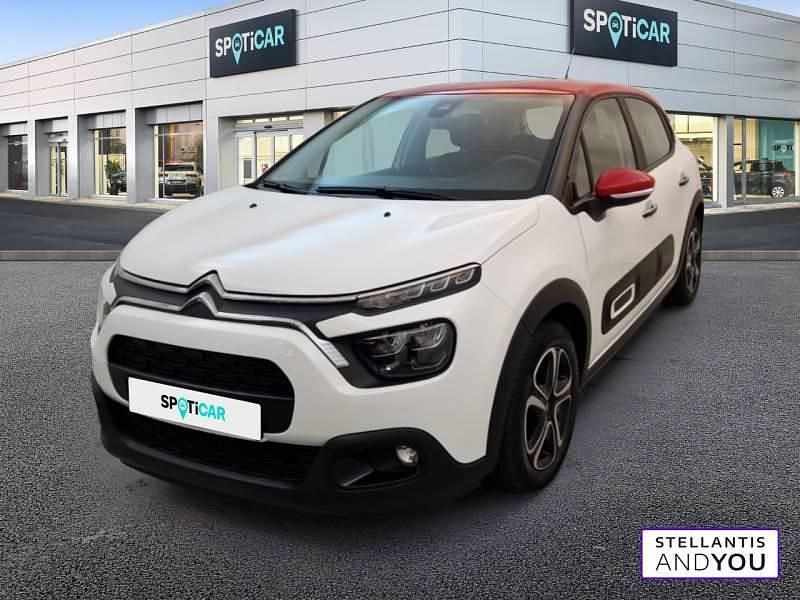 Blanc Occasion 2022 Citroën C3 PureTech Citadine | 11 888 € (Prix juste) - Image 1/4