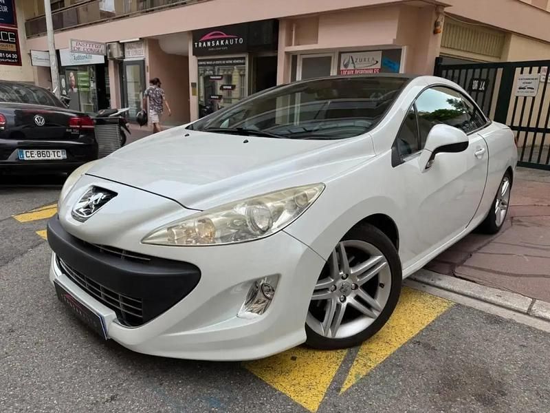 Blanc Utilisé 2010 Peugeot 308 CC Cabriolet | 11 990 € (Prix juste) - Image 1/4