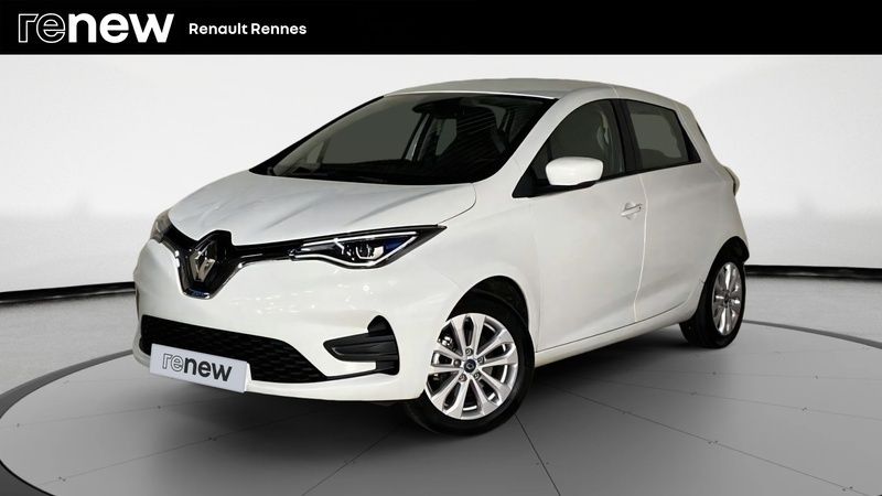 Blanc Utilisé 2020 Renault Zoe Zen Citadine | 8 290 € (Bon prix) - Image 1/4