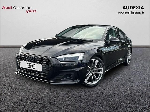 Noir brillant Occasion 2023 Audi A5 Sportback Advanced Citadine | 43 490 € (Prix assez cher) - Image 1/4