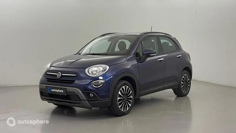 Bleu Utilisé 2022 Fiat 500X Cross SUV | 16 999 € (Prix juste) - Image 1/4