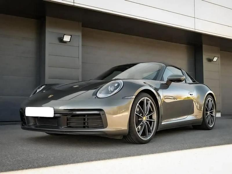 Vert Occasion 2021 Porsche 911 Targa 4 Cabriolet | 171 900 € - Image 1/4