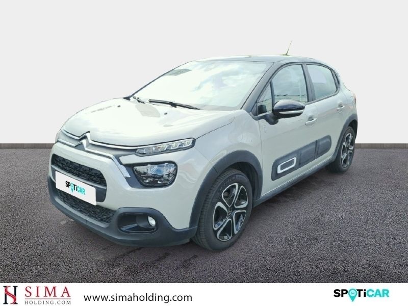 Noir Utilisé 2023 Citroën C3 PureTech Citadine | 12 590 € (Prix juste) - Image 1/3