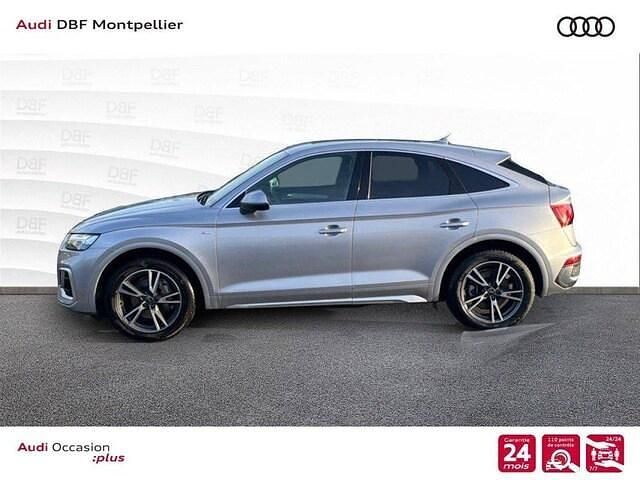 Occasion Audi Q5 Sportback S-Line 163 ch (119 kW) 2023 Argent fleuret métallisé SUV