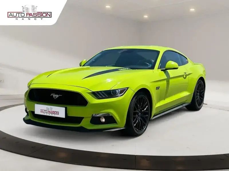 Vert Utilisé 2016 Ford Mustang GT Fastback Coupé | 44 990 € (Prix juste) - Image 1/4
