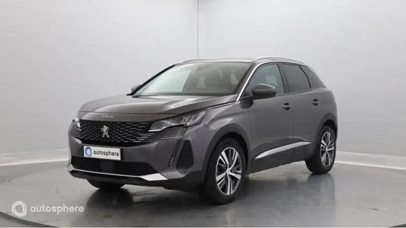Gris platinium (m) Utilisé 2021 Peugeot 3008 Allure SUV | 16 499 € (Bon prix) - Image 1/4