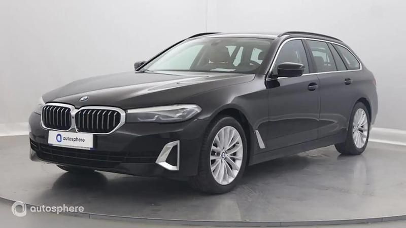 Noir Utilisé 2021 BMW 530 Luxury Line Break | 40 999 € (Prix juste) - Image 1/4