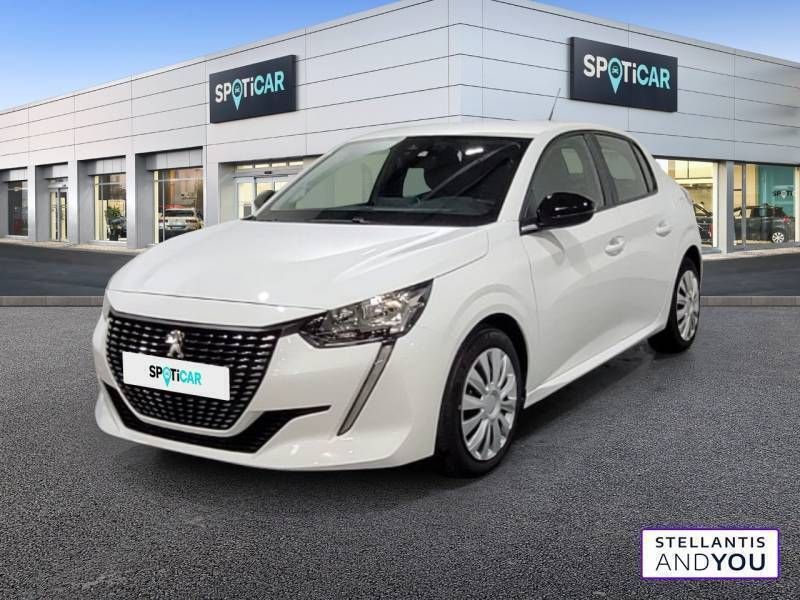 Blanc Utilisé 2023 Peugeot 208 Active Citadine | 12 880 € (Bon prix) - Image 1/3
