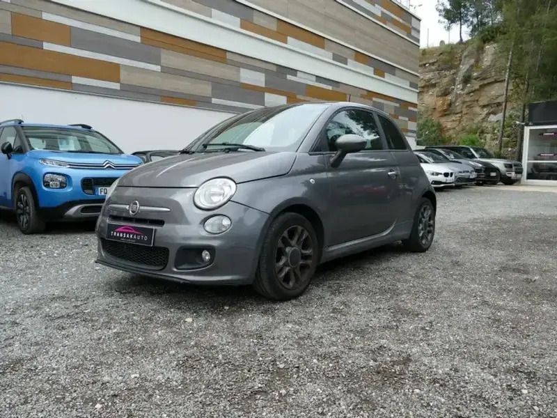 Blanc Utilisé 2015 Fiat 500S S Citadine | 6 490 € - Image 1/4