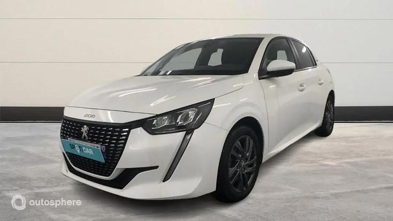 Blanc Utilisé 2021 Peugeot 208 Style Citadine | 14 299 € (Prix juste) - Image 1/4