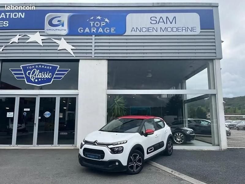 Blanc Utilisé 2022 Citroën C3 PureTech Citadine | 14 490 € (Prix juste) - Image 1/4