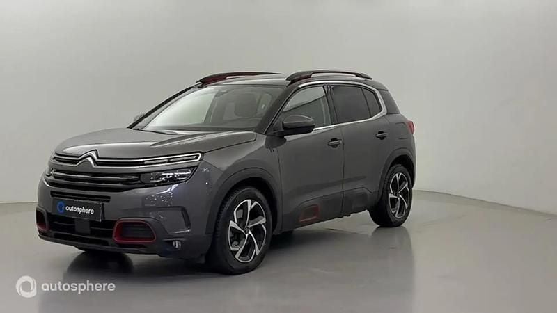 Gris Utilisé 2021 Citroën C5 Aircross PureTech SUV | 15 299 € (Bon prix) - Image 1/4