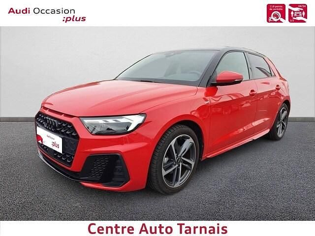 Rouge progressif métallisé Utilisé 2024 Audi A1 Sportback S-Line Citadine | 28 489 € (Prix juste) - Image 1/4