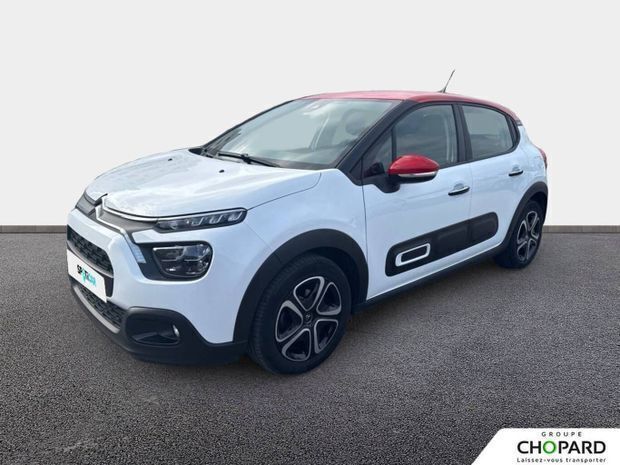 Blanc Utilisé 2022 Citroën C3 Shine Citadine | 10 790 € (Prix juste) - Image 1/4