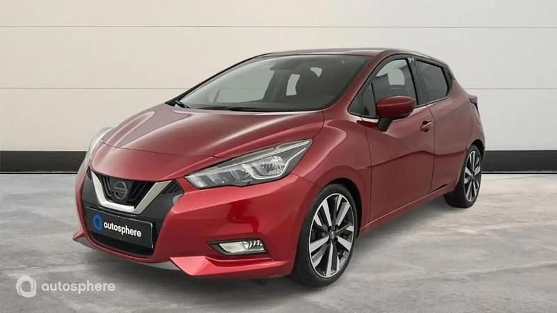 Rouge Utilisé 2019 Nissan Micra N-Connecta Citadine | 12 499 € (Bon prix) - Image 1/4