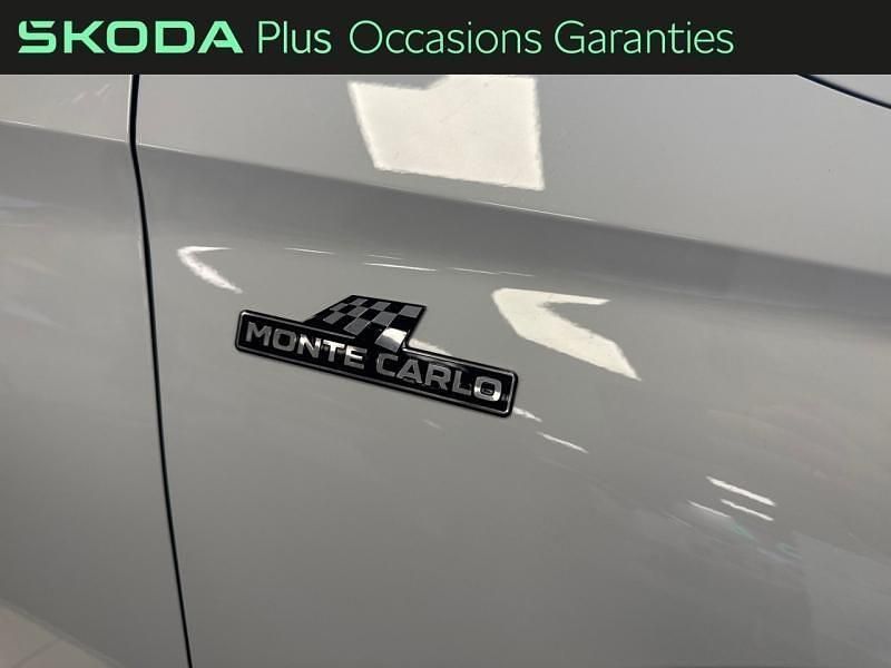 Occasion Skoda Fabia Monte Carlo 95 ch (69 kW) 2025 Blanc lune métallisé (color concept) Berline