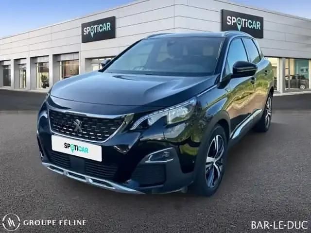 Noir perla nera (m) Utilisé 2019 Peugeot 3008 GT-line SUV | 17 280 € (Prix juste) - Image 1/4