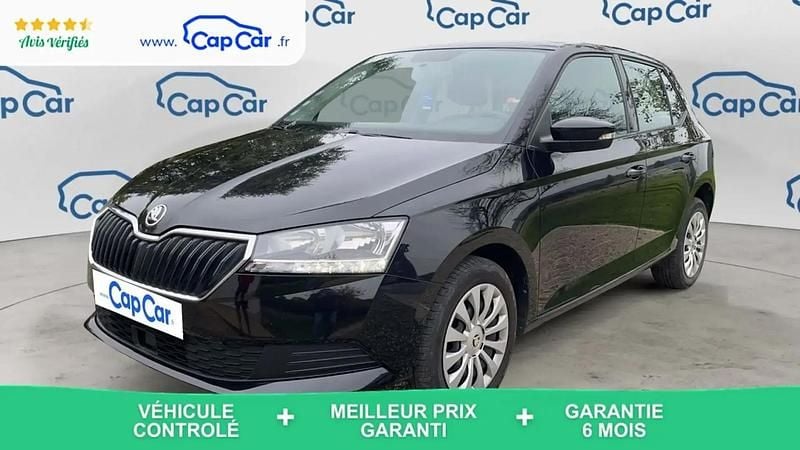 Noir Utilisé 2019 Skoda Fabia Active Citadine | 10 590 € (Prix juste) - Image 1/4