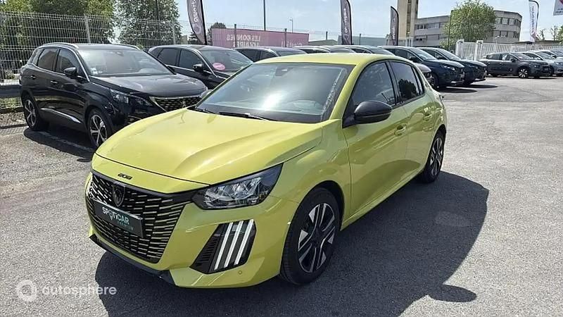 Jaune Utilisé 2024 Peugeot e-208 Allure Citadine | 24 299 € (Prix cher) - Image 1/4