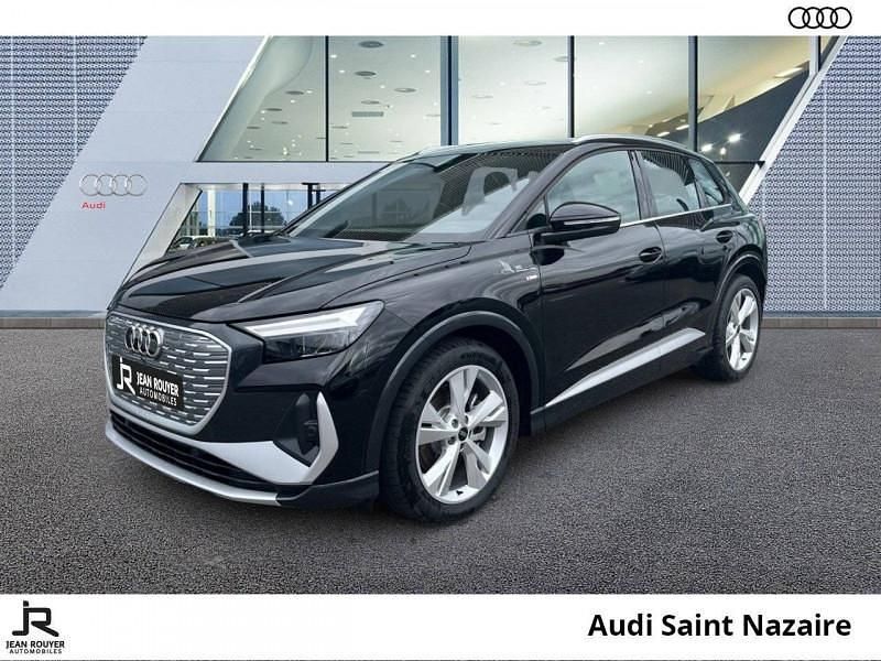 Noir mythic métallisé Utilisé 2025 Audi Q4 e-tron Advanced Plus SUV | 59 499 € - Image 1/4