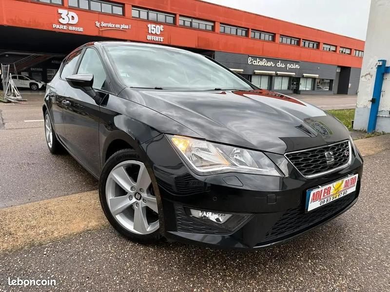 Noir Occasion 2015 Seat Leon FR Berline | 9 490 € (Prix juste) - Image 1/4