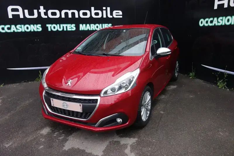 Rouge Utilisé 2015 Peugeot 208 Active Citadine | 4 800 € (Bon prix) - Image 1/4