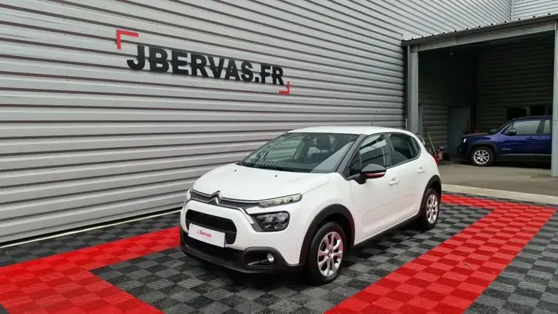 Blanc Utilisé 2020 Citroën C3 Business Class Citadine | 8 990 € (Prix juste) - Image 1/4