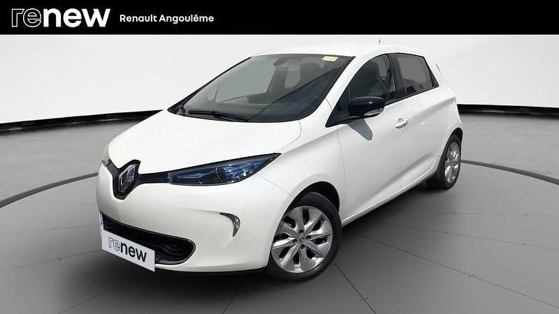Blanc nacre Utilisé 2017 Renault Zoe Intens Citadine | 6 290 € (Bon prix) - Image 1/4