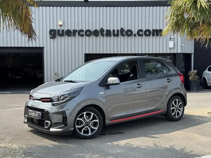 Gris Utilisé 2022 Kia Picanto GT-Line Citadine | 12 990 € (Prix assez cher) - Image 1/4