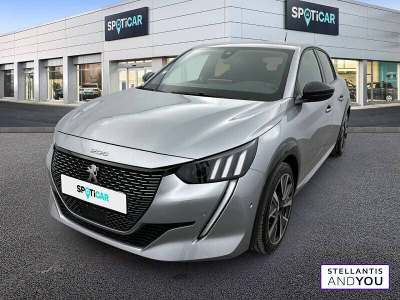 Gris Utilisé 2021 Peugeot 208 GT Citadine | 14 490 € (Prix juste) - Image 1/4