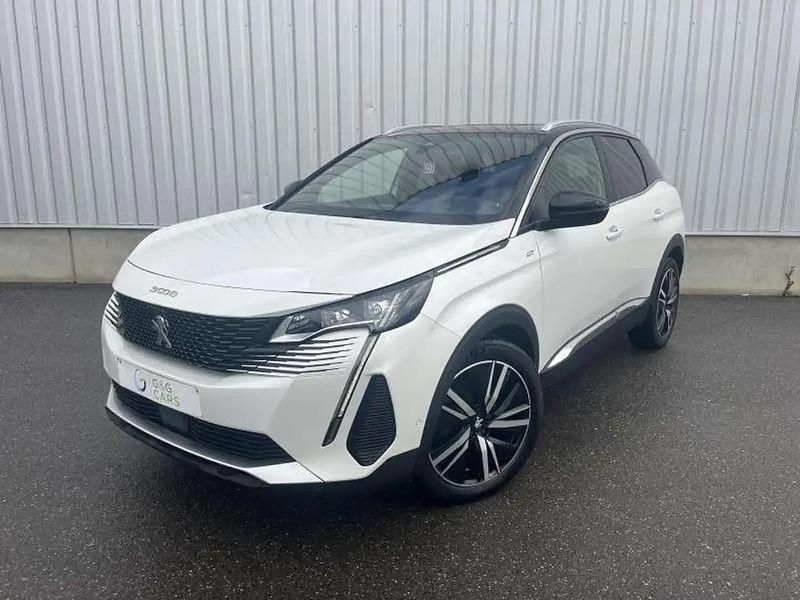 Blanc Utilisé 2021 Peugeot 3008 GT SUV | 21 244 € (Prix juste) - Image 1/4