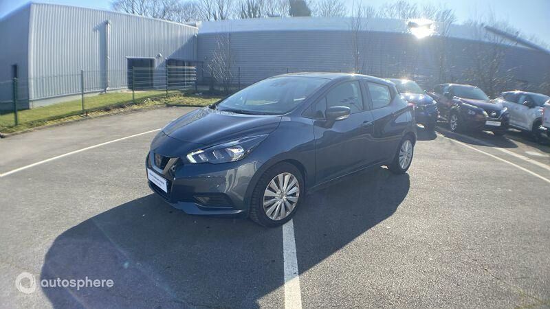 Gris Utilisé 2021 Nissan Micra Acenta Citadine | 13 299 € (Prix juste) - Image 1/4
