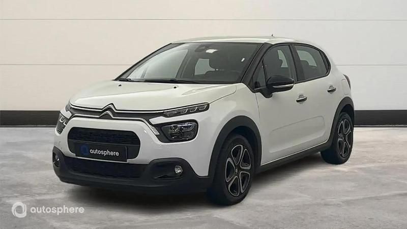 Blanc Utilisé 2022 Citroën C3 PureTech Citadine | 10 799 € (Prix juste) - Image 1/4