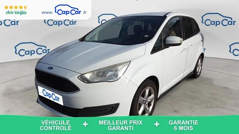 Blanc Occasion 2016 Ford Grand C-Max Titanium Monospace | 9 990 € (Super prix) - Image 1/4