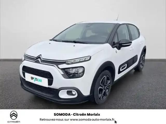 Blanc Occasion 2023 Citroën C3 PureTech Citadine | 12 790 € (Prix juste) - Image 1/4