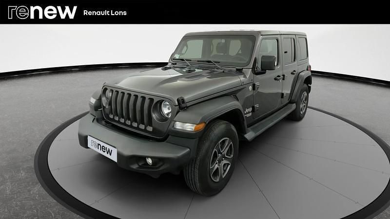 Gris Utilisé 2019 Jeep Wrangler Sport SUV | 42 990 € (Prix juste) - Image 1/4