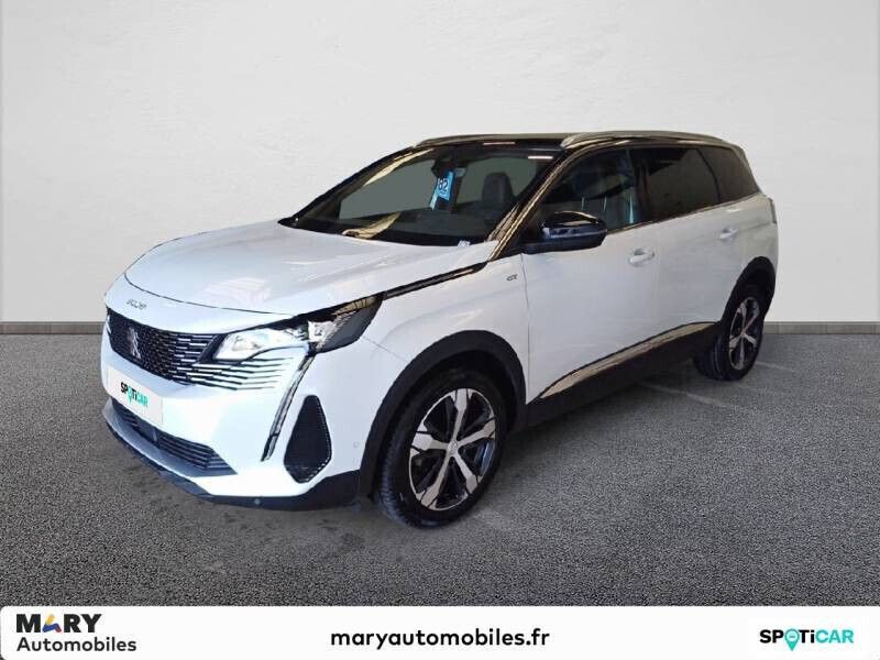 Blanc Utilisé 2023 Peugeot 5008 GT Monospace | 29 490 € (Prix assez cher) - Image 1/2