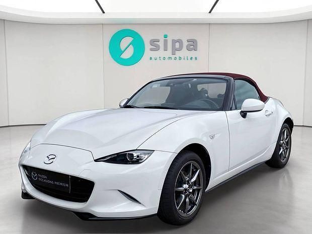 Blanc Utilisé 2022 Mazda MX5 Selection Cabriolet | 25 990 € - Image 1/4