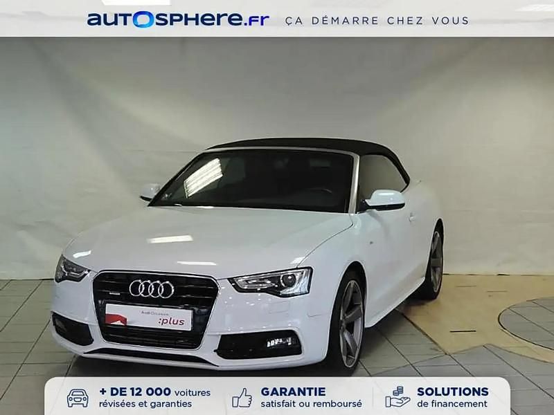 Blanc Utilisé 2015 Audi A5 Cabriolet S-Line Cabriolet | 40 990 € - Image 1/4