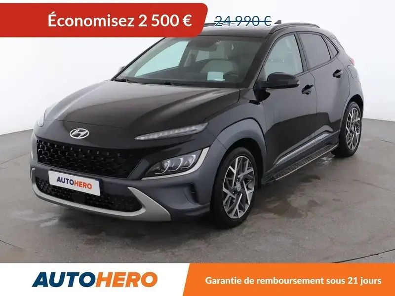 Noir Utilisé 2022 Hyundai Kona SUV | 22 490 € (Bon prix) - Image 1/2