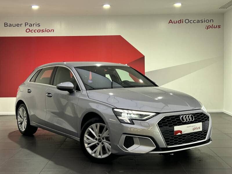Gris Utilisé 2022 Audi A3 Sportback Design Berline | 27 980 € (Bon prix) - Image 1/4