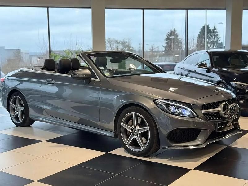 Occasion Mercedes C250 AMG line 211 ch (155 kW) 2018 Argent Cabriolet